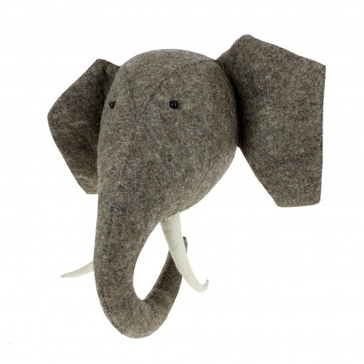 Elephant Head with Tusks (original)